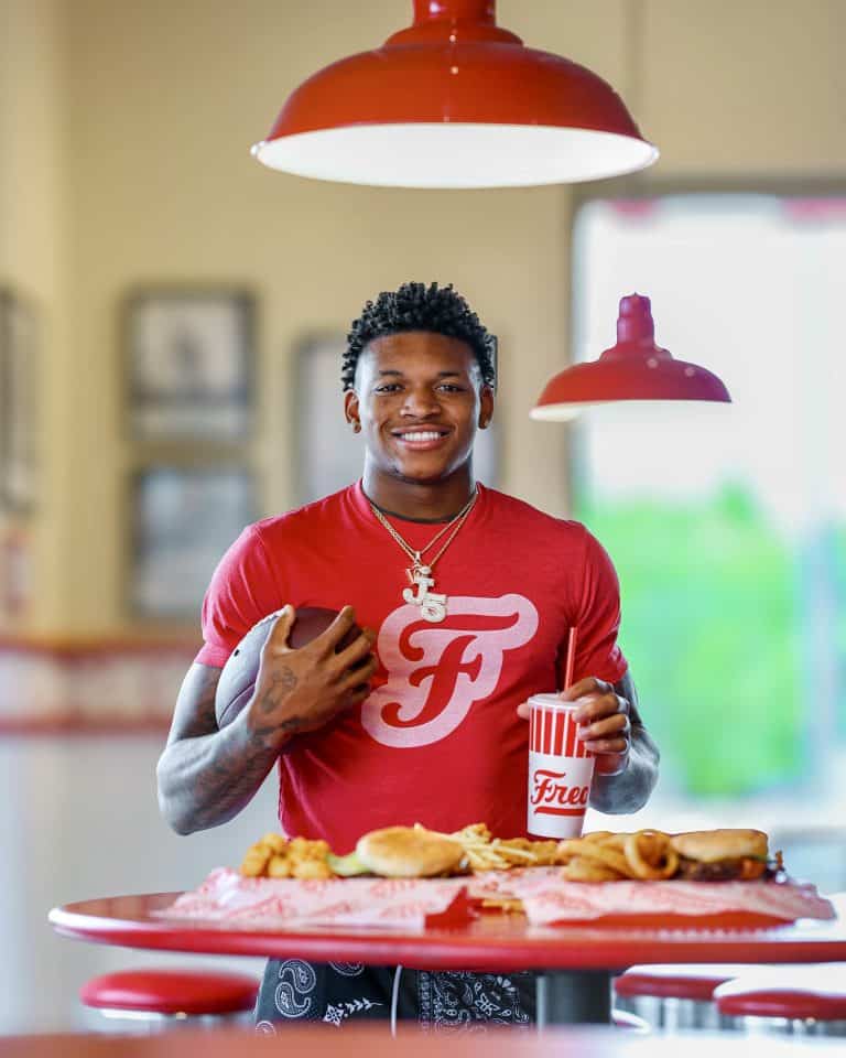 Image of Jimmy Horn Jr. a Freddy's Collegiate Athlete on Franchise News site