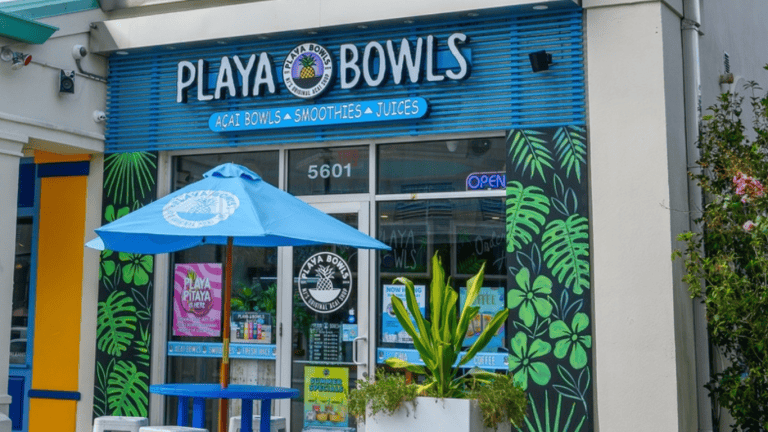 Image of Playa Bowls for article on Playa Bowls Acquired by Sycamore Partners - Franchise News