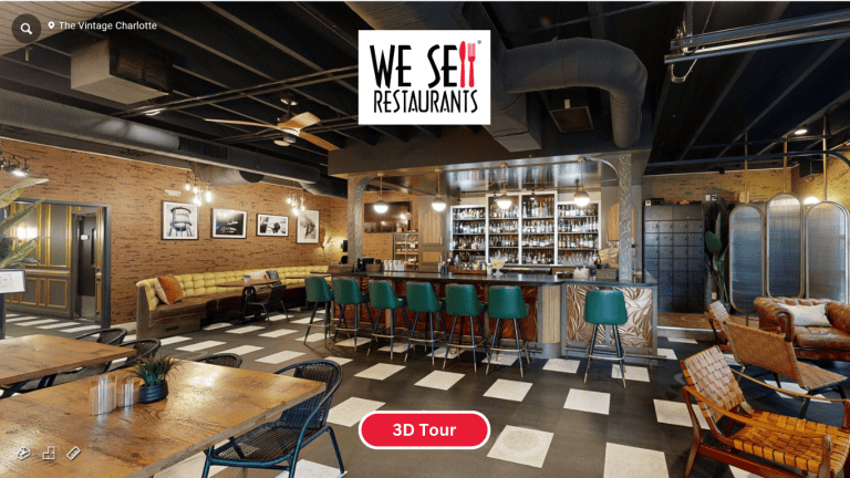 Image of 3D tour of restaurant