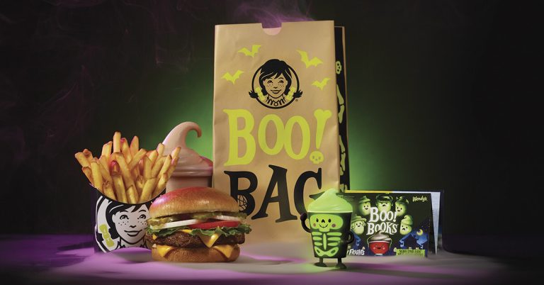 Boo Bag and collectible toy at Wendy's