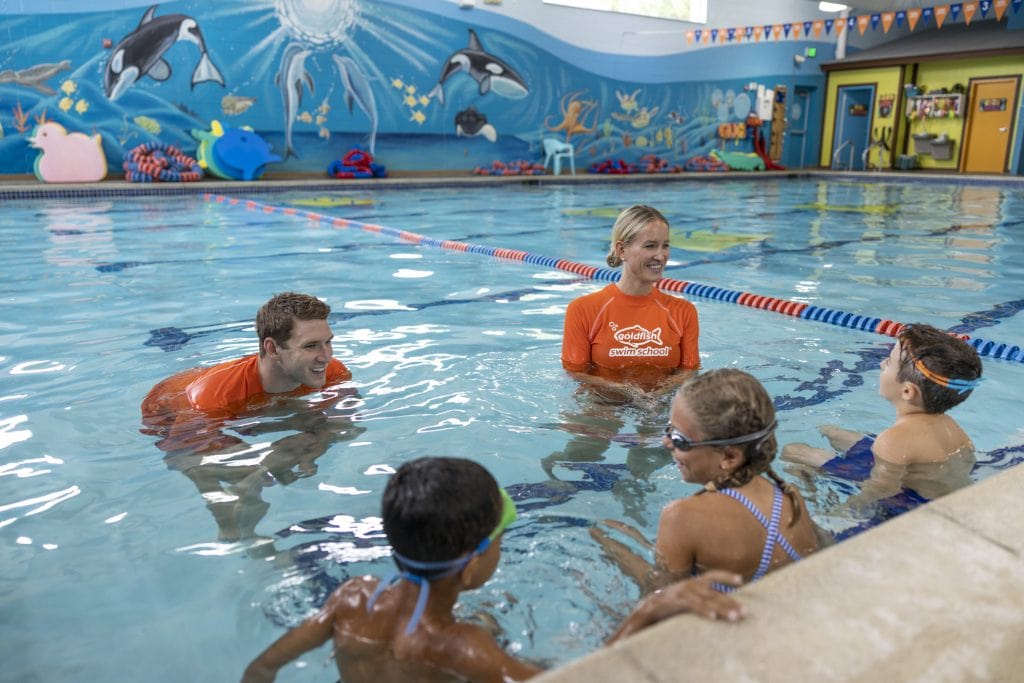 In water image of Goldfish Swim School Ryan Murphy