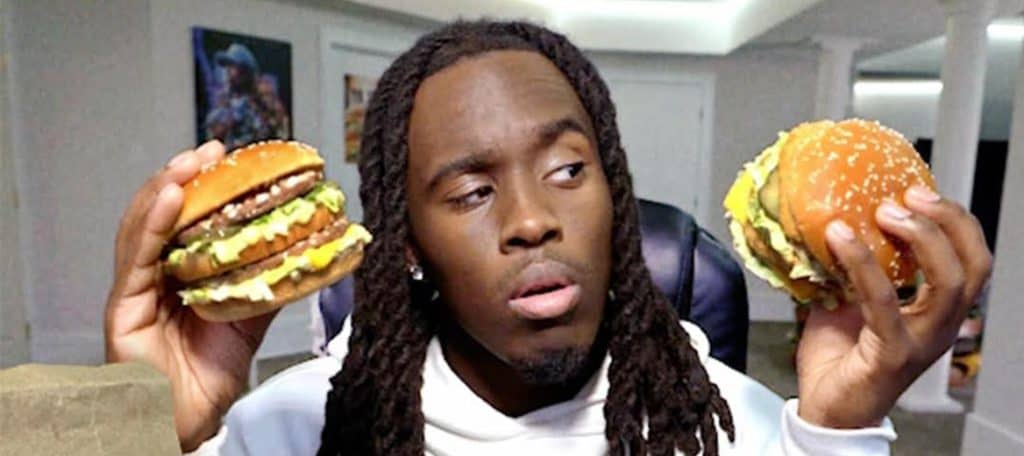 Kai Cenat Influencer invites friends to try Chicken Big Mac