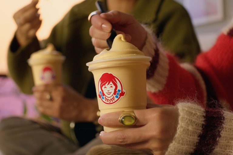 Image of people enjoying Wendys New Salted Caramel Frosty