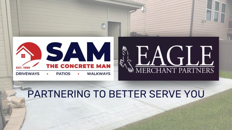 Image of Logos for two companies Sam The Concrete Man and Eagle Merchant Partners