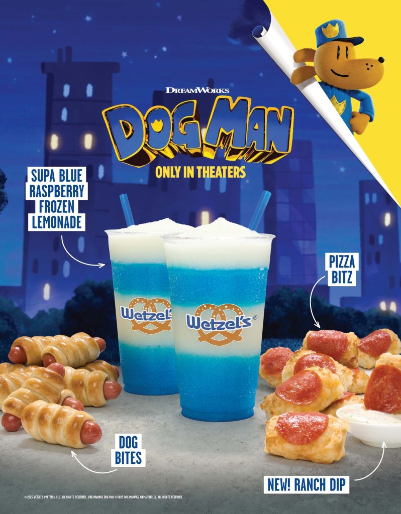 Dogman and Wetzel Pretzels Movie Flyer