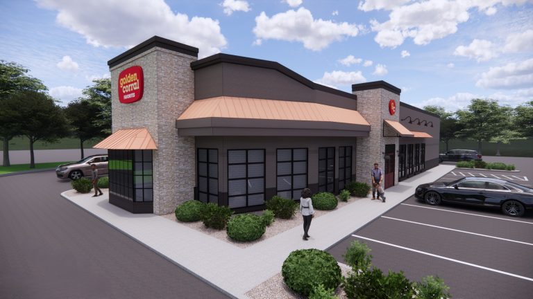 Exterior Rendering of Golden Corral Favorites Concept