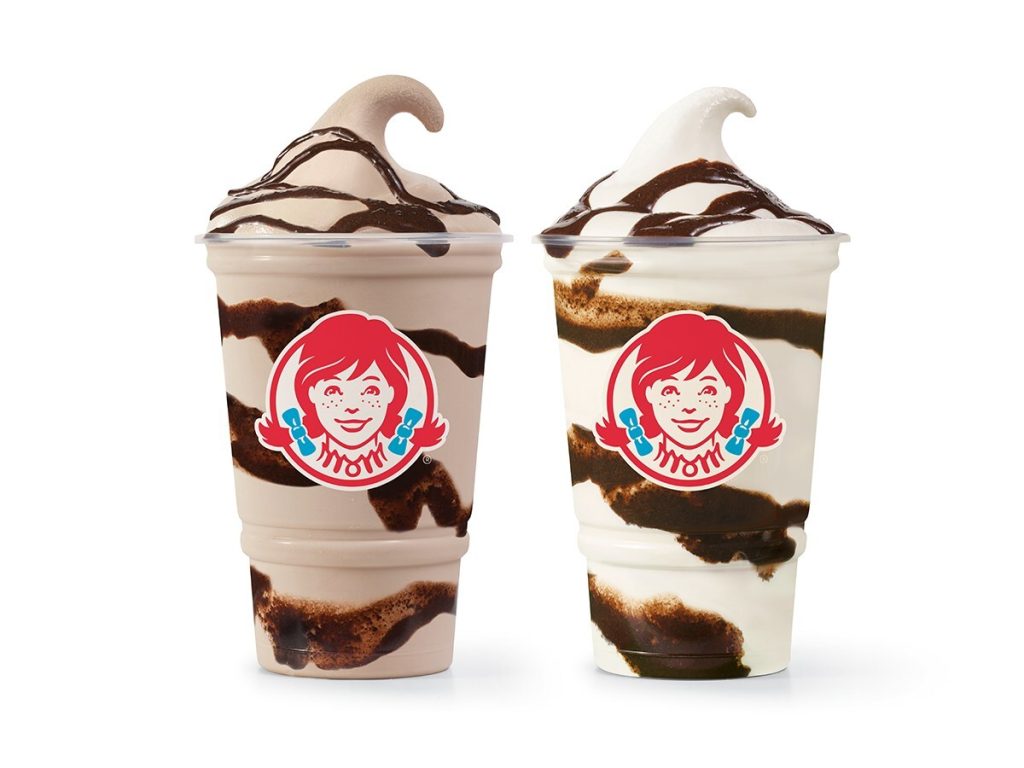 Image of Wendy's new Thin Mints Frosty