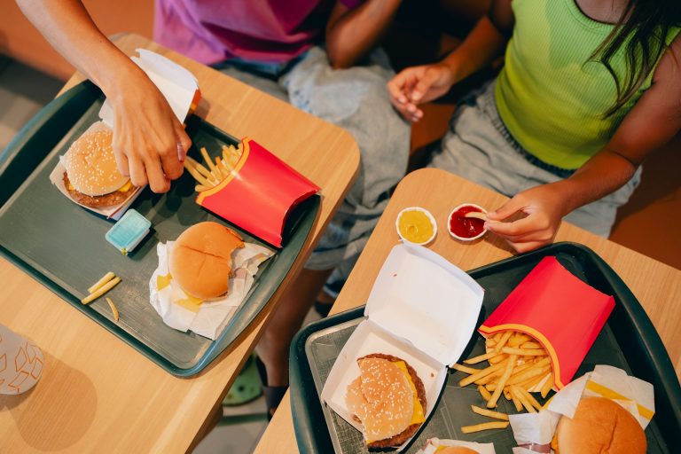 QSR example image people eating at fast food quick service restaurant QSR's